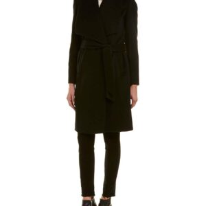 womens Belted Wool Coat  Classically Elegant Coat for Year-round Style