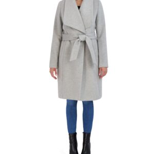 womens Belted Wool Coat  Classically Elegant Coat for Year-round Style