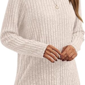 Womens Long Sleeve Shirts Fall Fashion Tops 2025 Blouses Dressy Sweaters Tunic Winter Clothes Casual Outfits