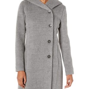 womens Alpaca Blend Dropped Shoulder Coat