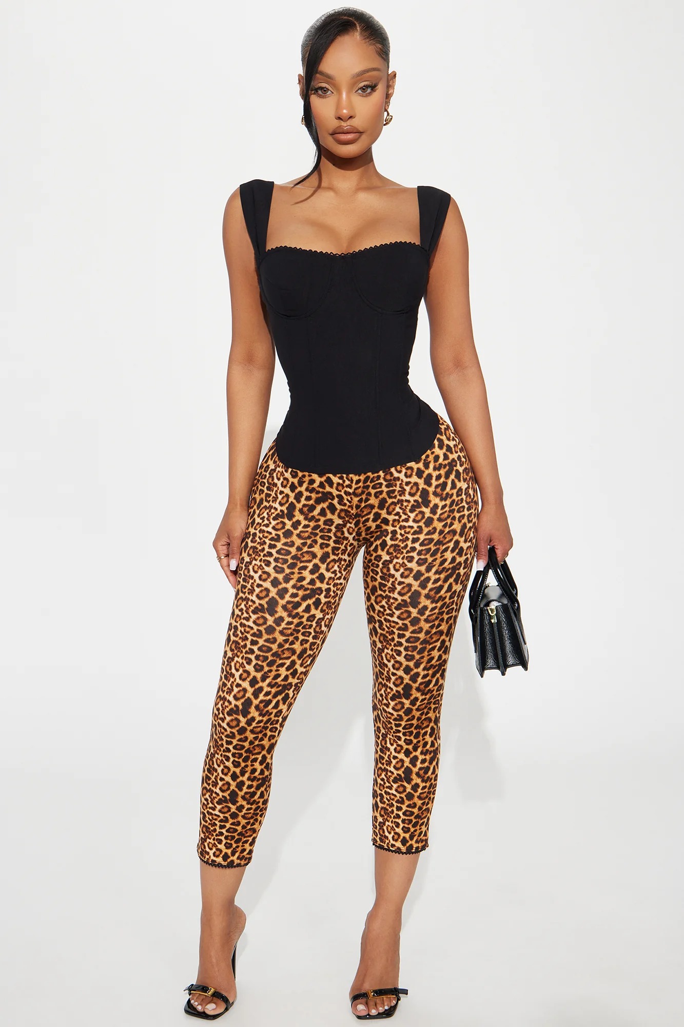 Always Around You Corset Top - Black - Image 6