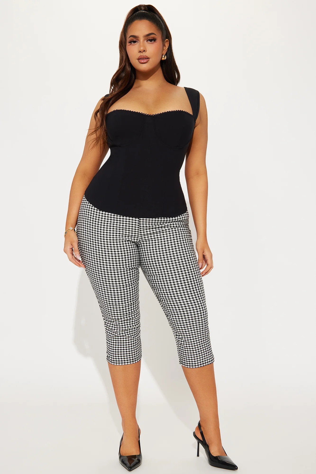 Always Around You Corset Top - Black - Image 3